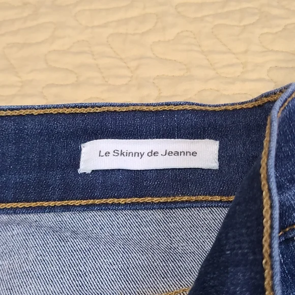 Frame le high skinny zip jeans size 28 - Picture 8 of 13